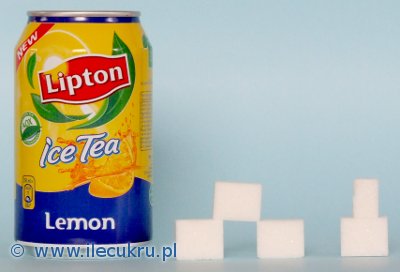 Ile cukru ma puszka Lipton Ice Tea